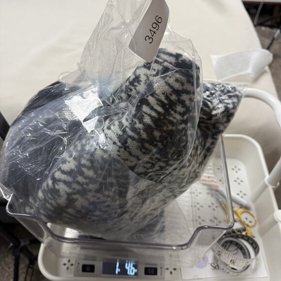 Daphne Fur Trim Cardigan Shawl Cardigan Sz S/M Animal Print Penny Lane Mob Wife - Picture 12 of 12